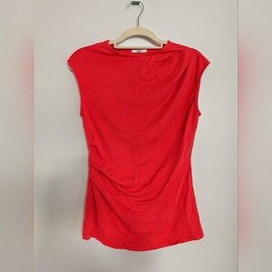 Bar III Sleeveless Draped Tank